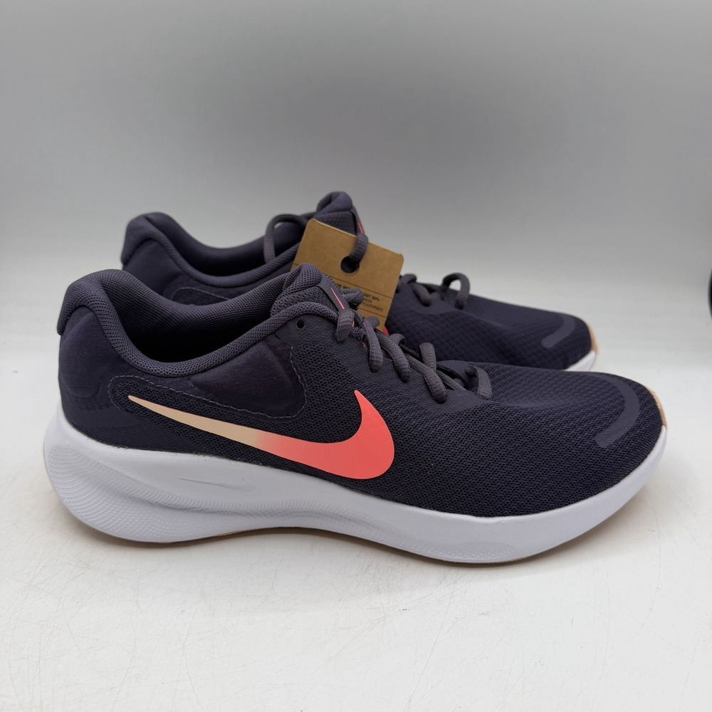 Nike Revolution 7 Running Shoes Womens Sz 9 Purple/White Sneakers FB2208-500 NWT